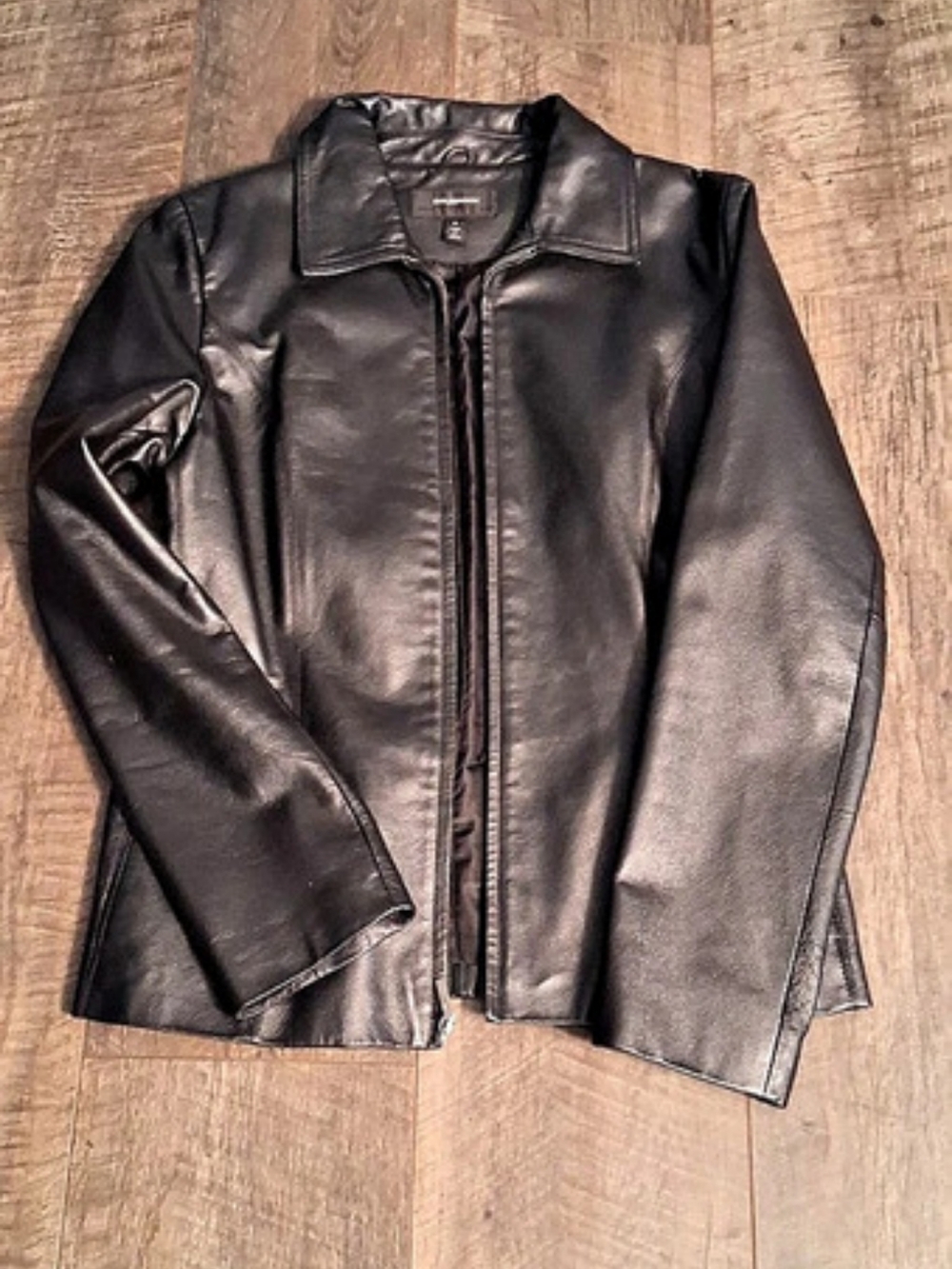 Colebrook Leather Jacket in Black Size Medium Like New